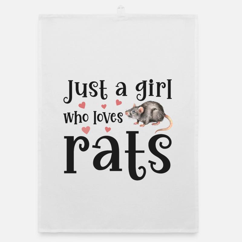 Rat Rats Organic dish towel