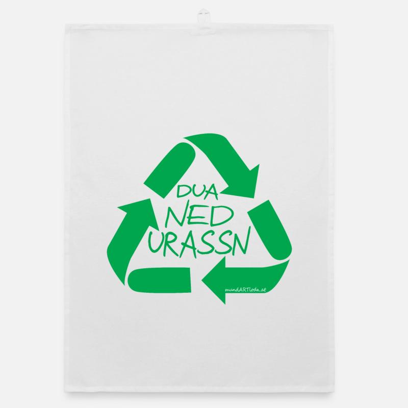 dua ned urassn-sei nicht verschwenderisch, Dialekt Organic Geschirrtuch