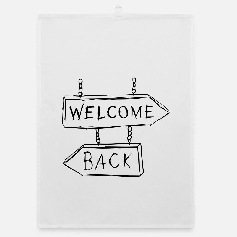 Welcome Back Organic Geschirrtuch
