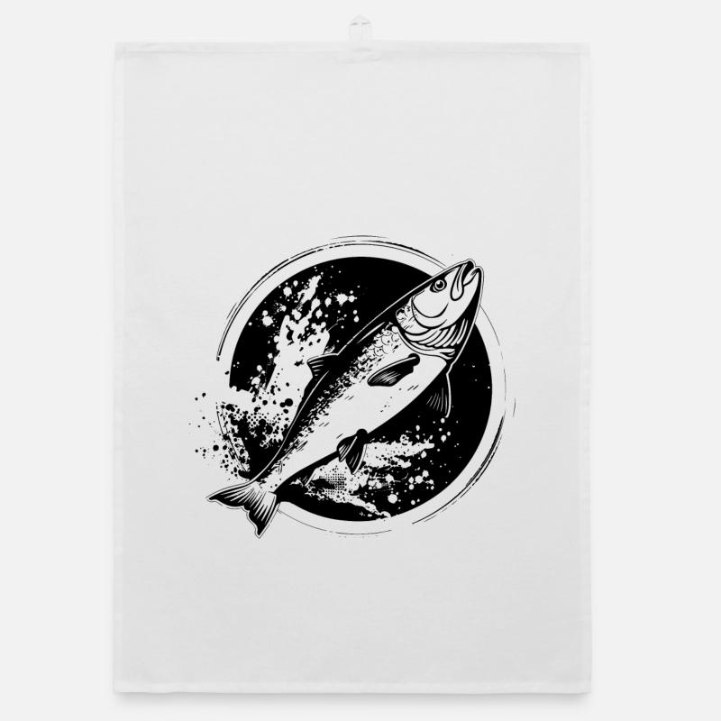 Fisch Organic Geschirrtuch