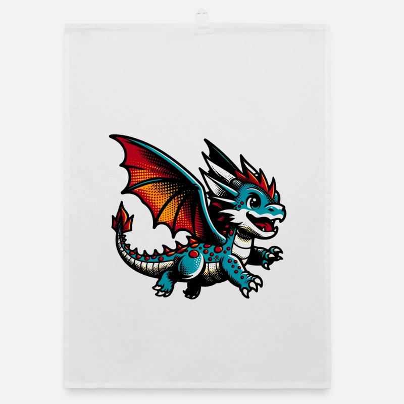 Drache Organic Geschirrtuch