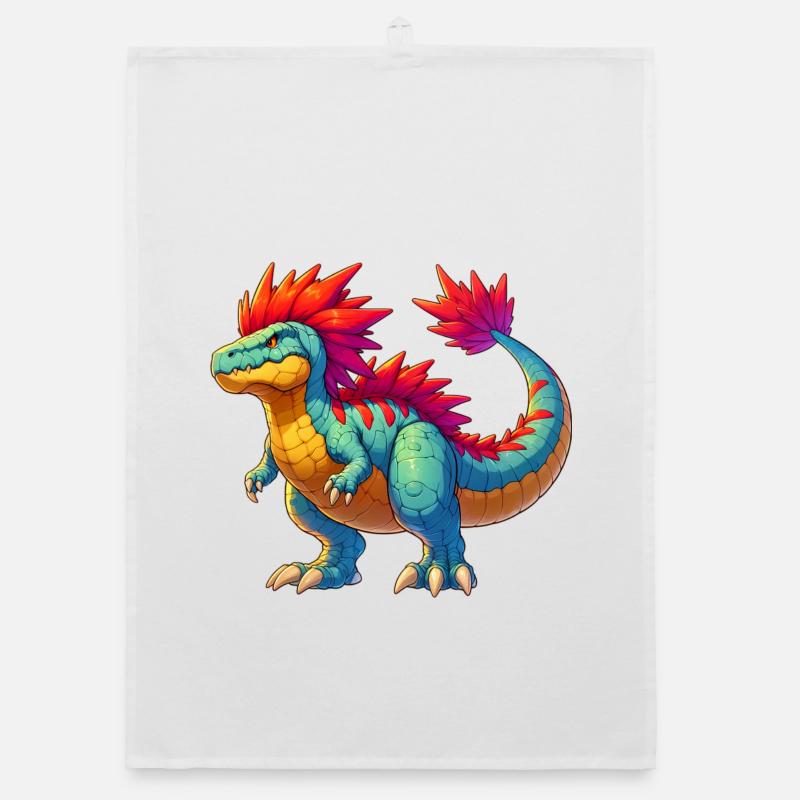 Dinosaur Organic dish towel