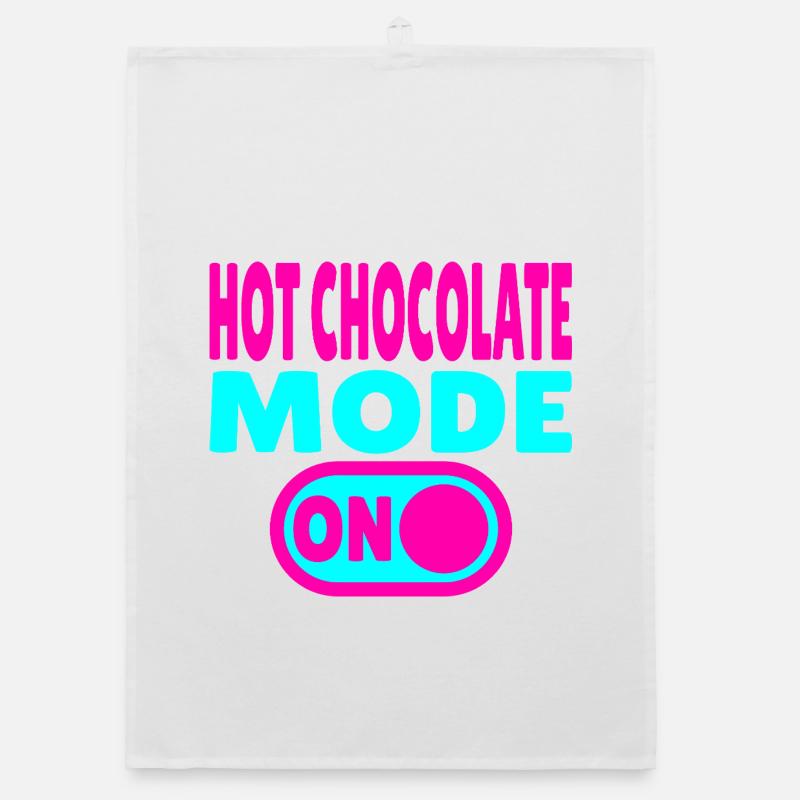 Mode chocolat chaud activé Torchon bio