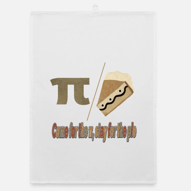 Pi Pie Pun Tee Organic dish towel