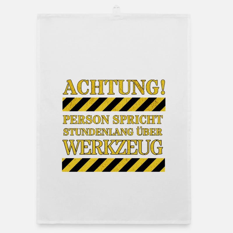 Attention: Person talks about tools for hours Organic dish towel