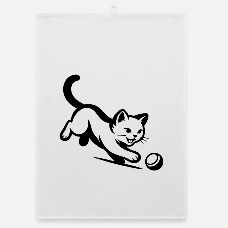 Cat Organic dish towel