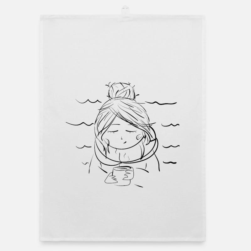 Kaffee Organic Geschirrtuch