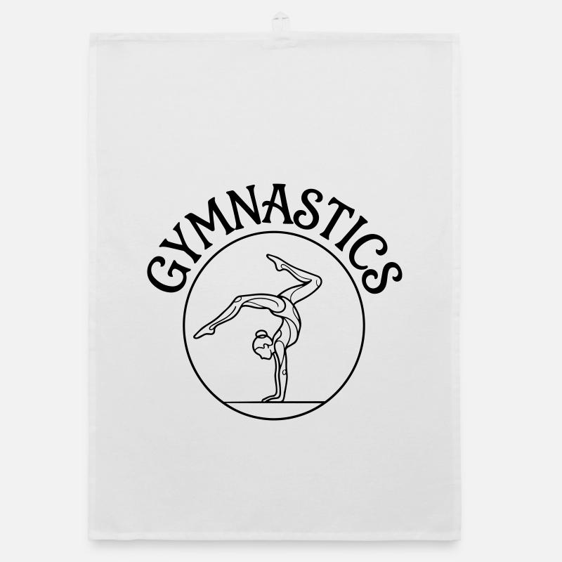 gymnastics Organic dish towel