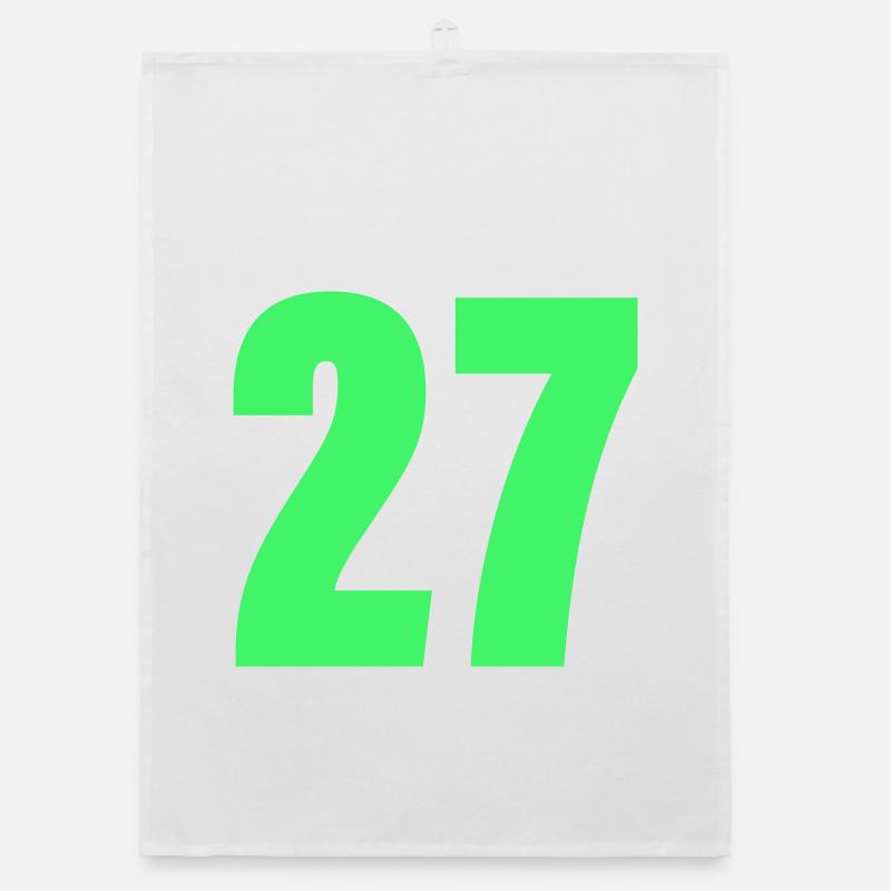 Vert néon 27 Typographie Noir Torchon bio