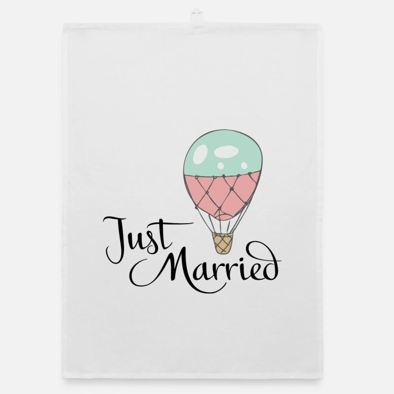 wedding Organic dish towel