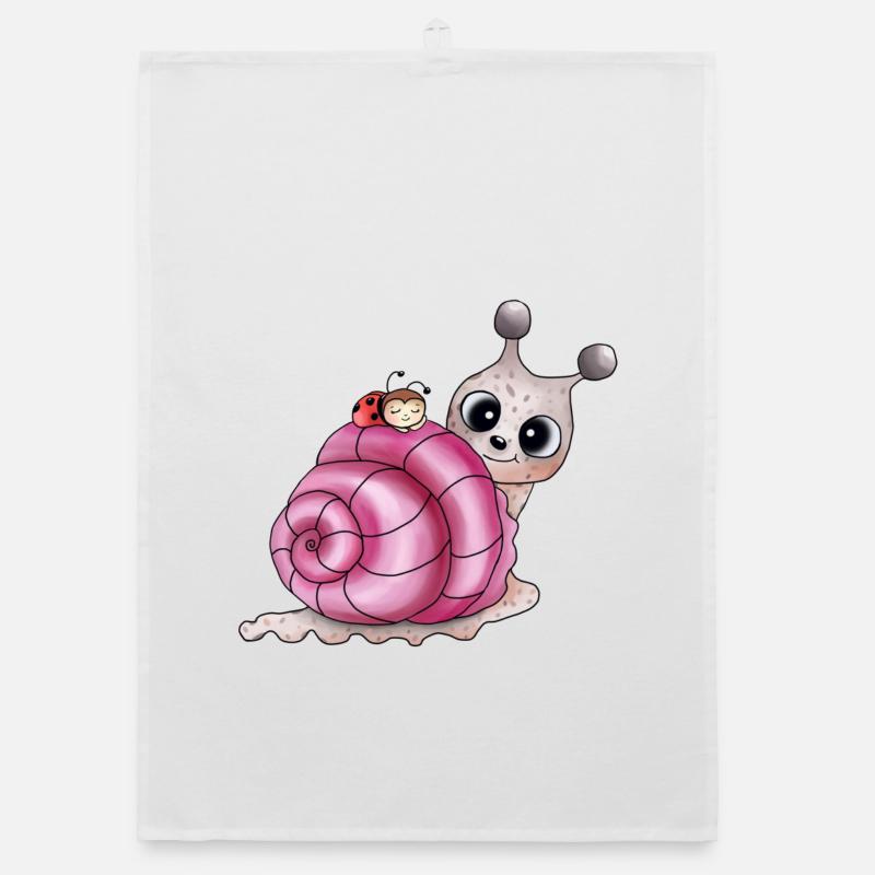 shell pink Organic dish towel
