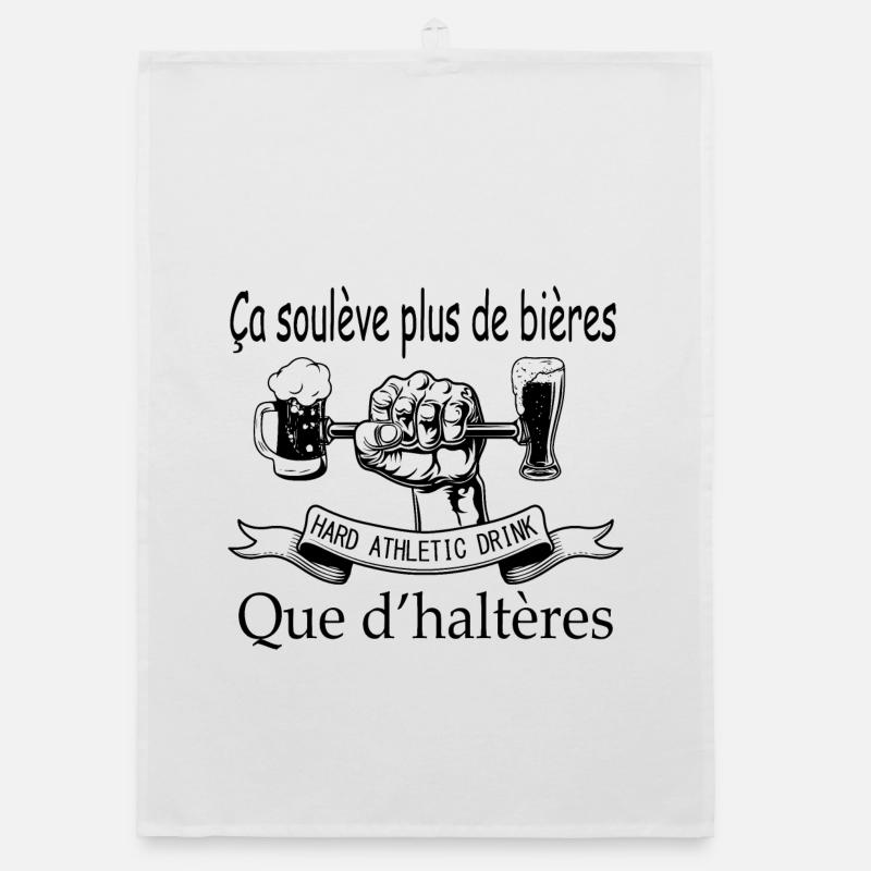 HARD ATHLETIC DRINK, c'est pas évident comme sport Torchon bio