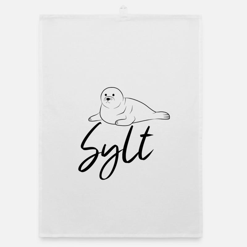 Sylt Robbe Organic Geschirrtuch