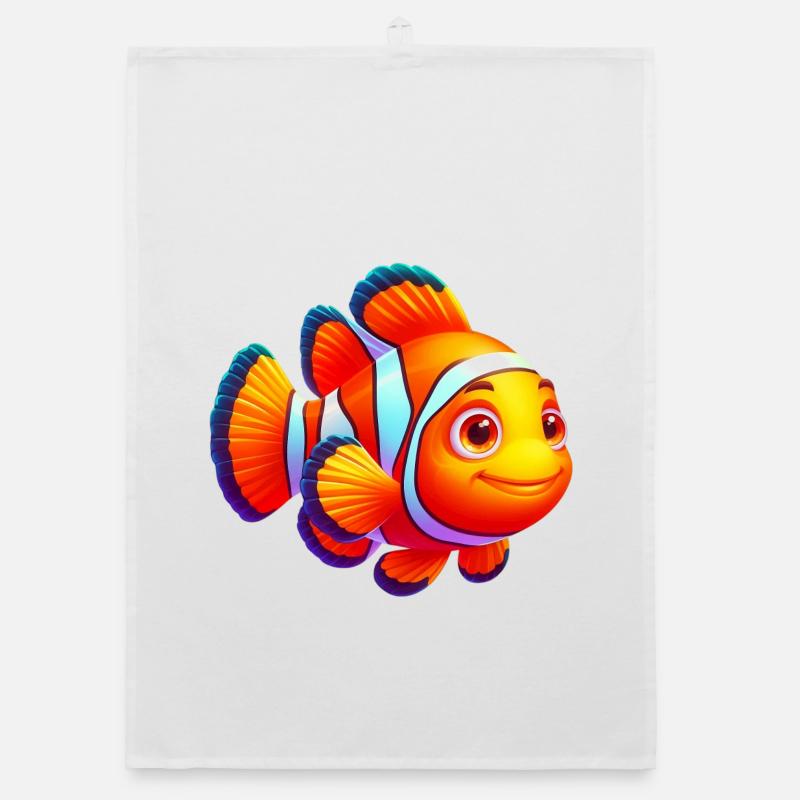 Clownfisch Organic Geschirrtuch
