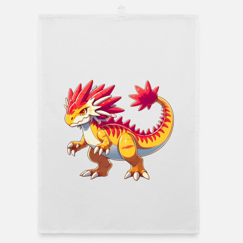 Dinosaur Organic dish towel
