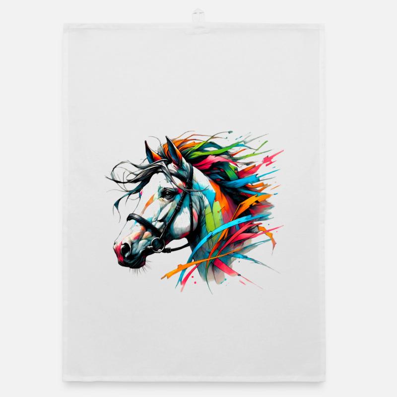 Pferd Organic Geschirrtuch