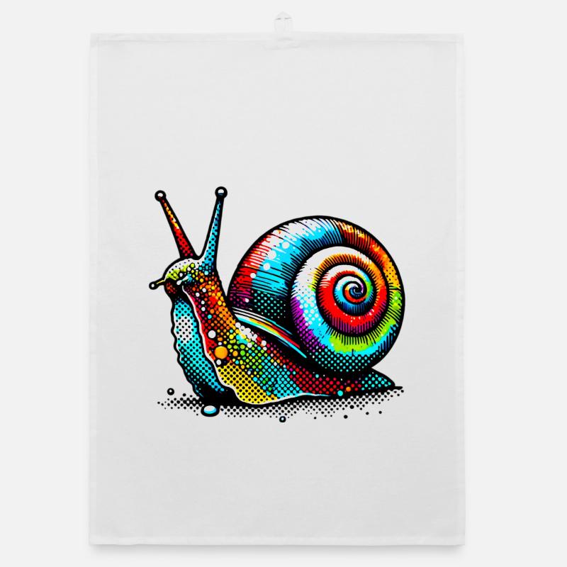 Schnecke Organic Geschirrtuch