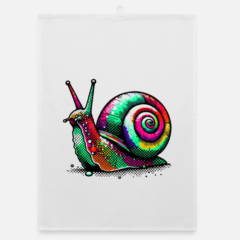 Schnecke Organic Geschirrtuch