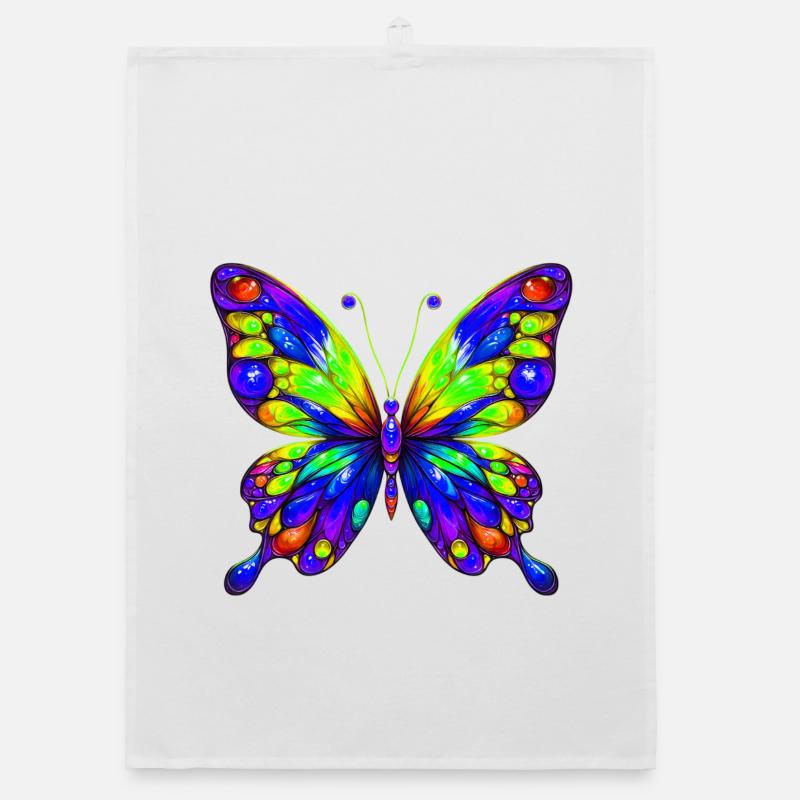Butterfly Organic dish towel