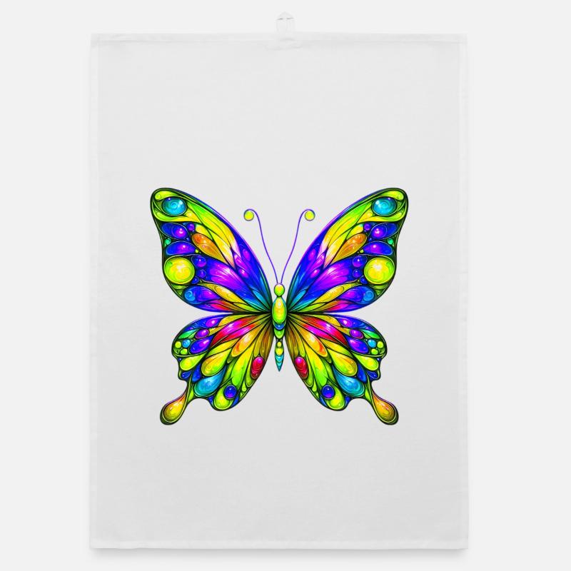 Butterfly Organic dish towel
