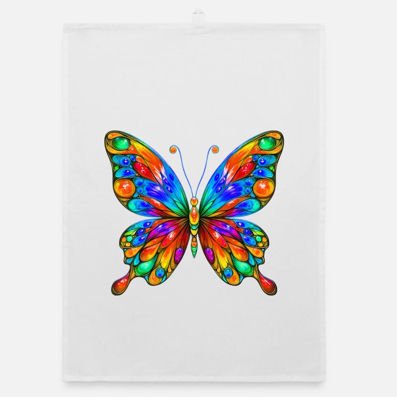 Butterfly Organic dish towel