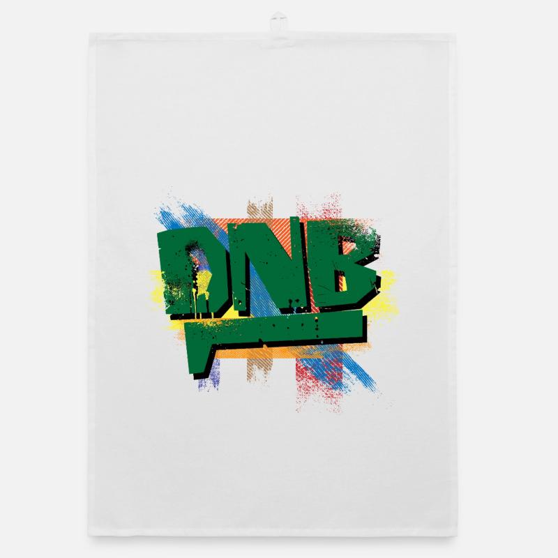 DNB-Graffiti-Ausbruch Organic Geschirrtuch