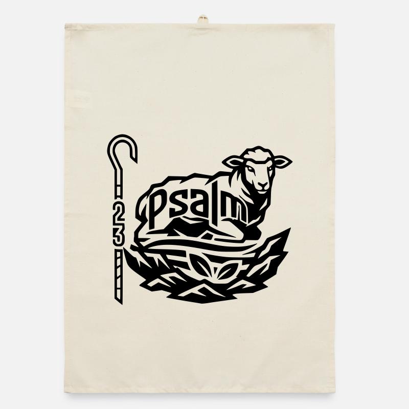 Psalm 23 Organic dish towel