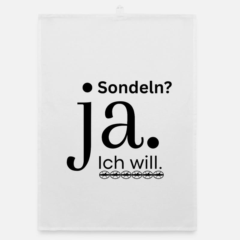 Sondeln_ja-ich-will Organic Geschirrtuch