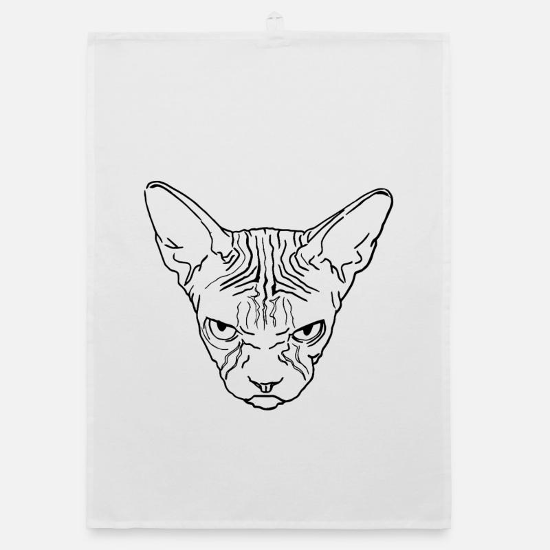 Tête de sphinx Torchon bio