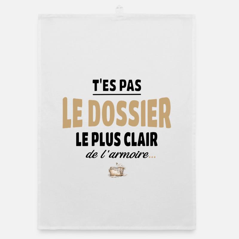 T’es pas le dossier le plus clair de l’armoire Torchon bio