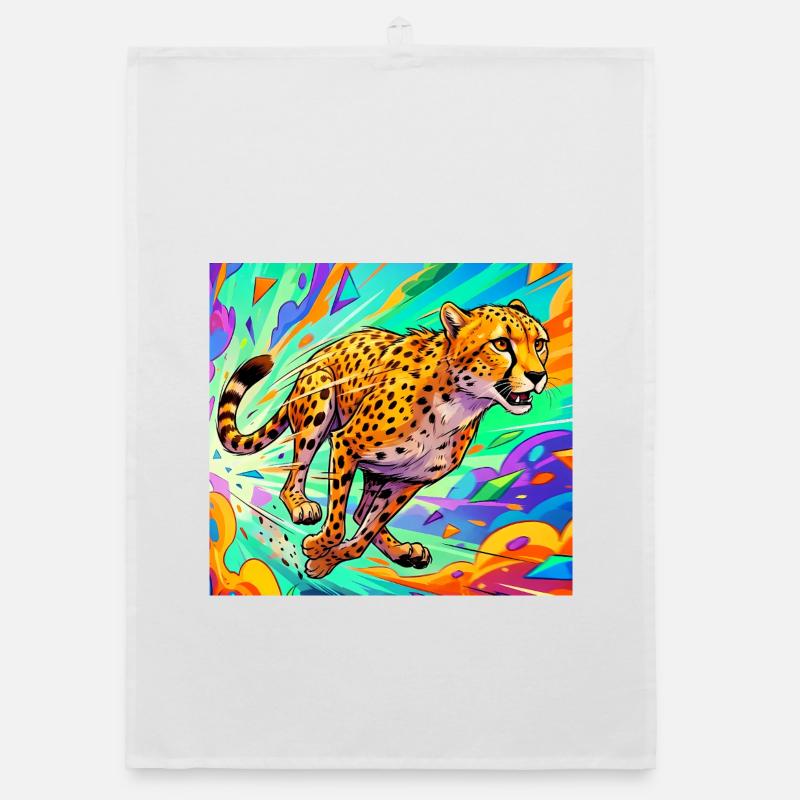 cheetah Organic dish towel