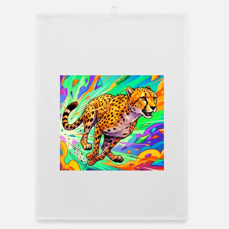 cheetah Organic dish towel