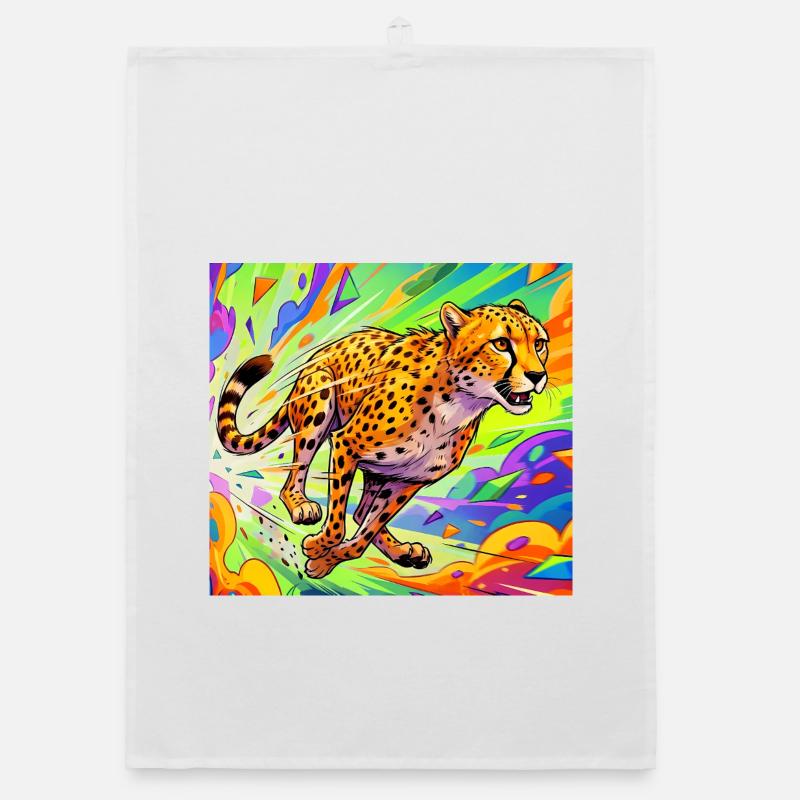cheetah Organic dish towel
