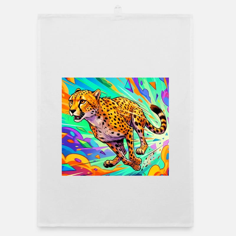 cheetah Organic dish towel