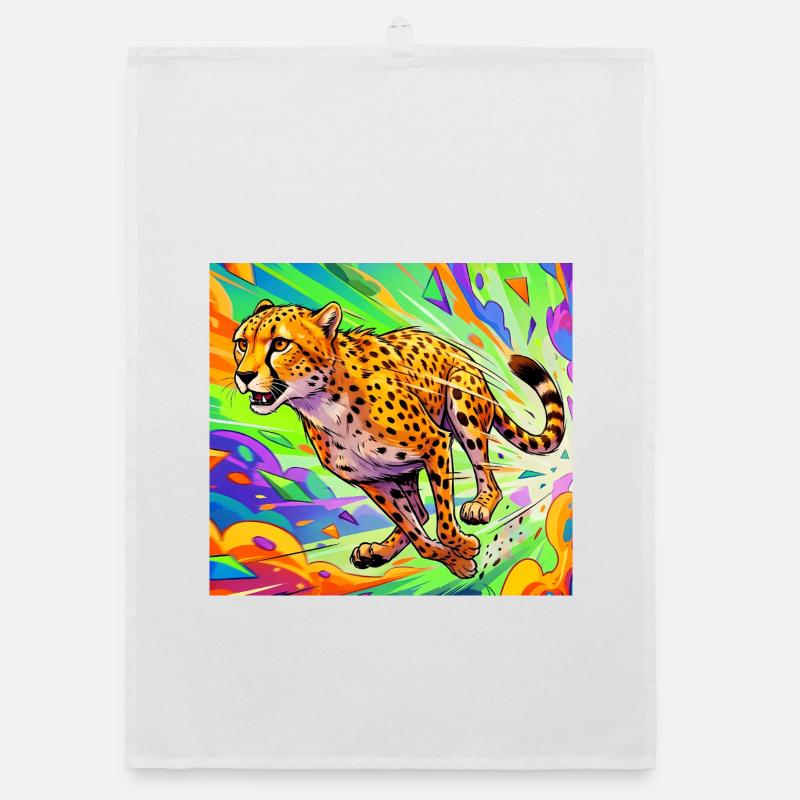 cheetah Organic dish towel