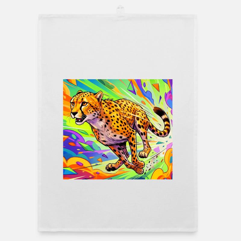 cheetah Organic dish towel