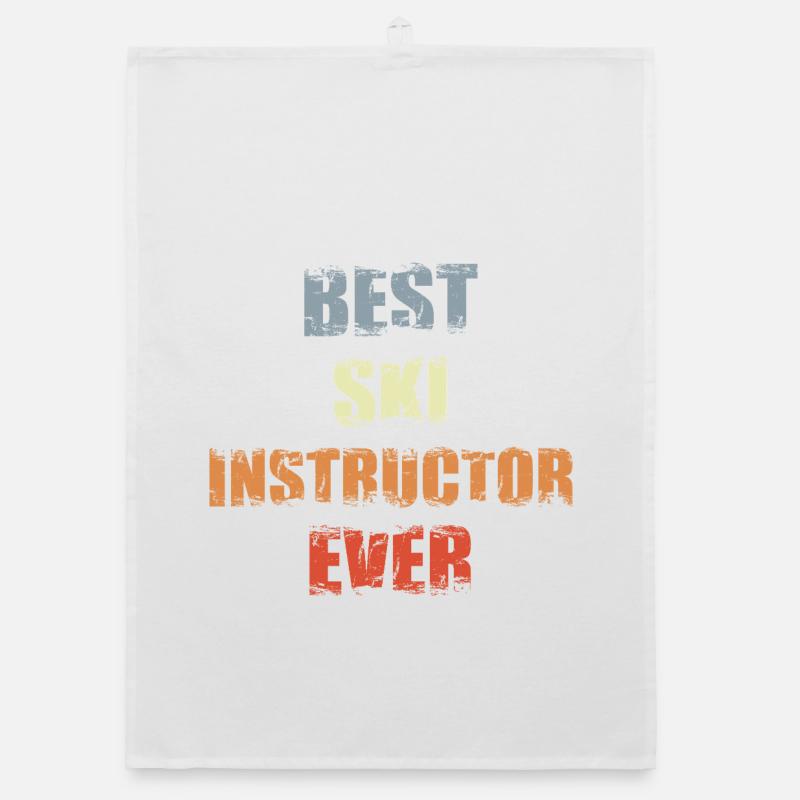 Ski trainer Organic dish towel