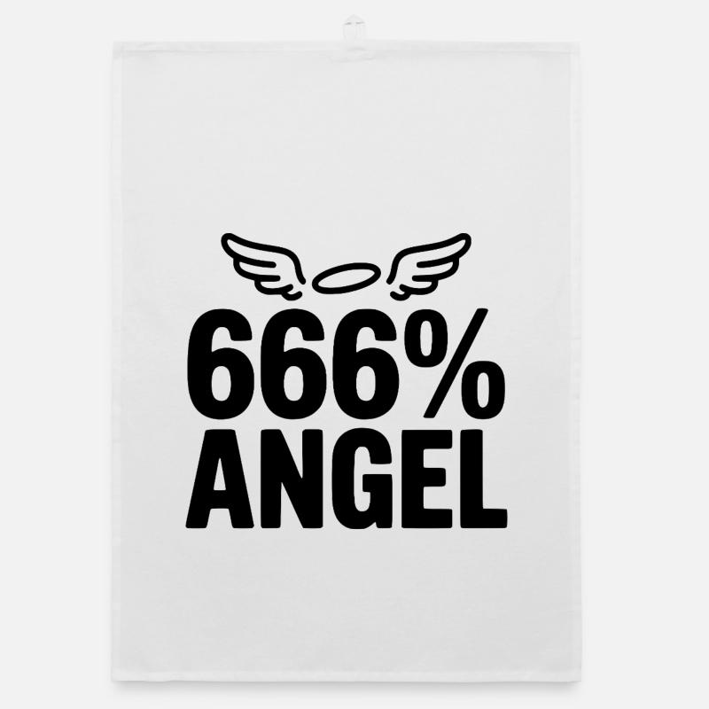 666 % Engel Organic Geschirrtuch