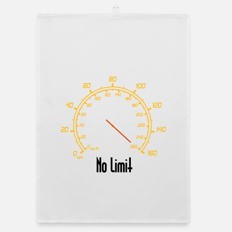 Speedometer, No Limit Organic dish towel