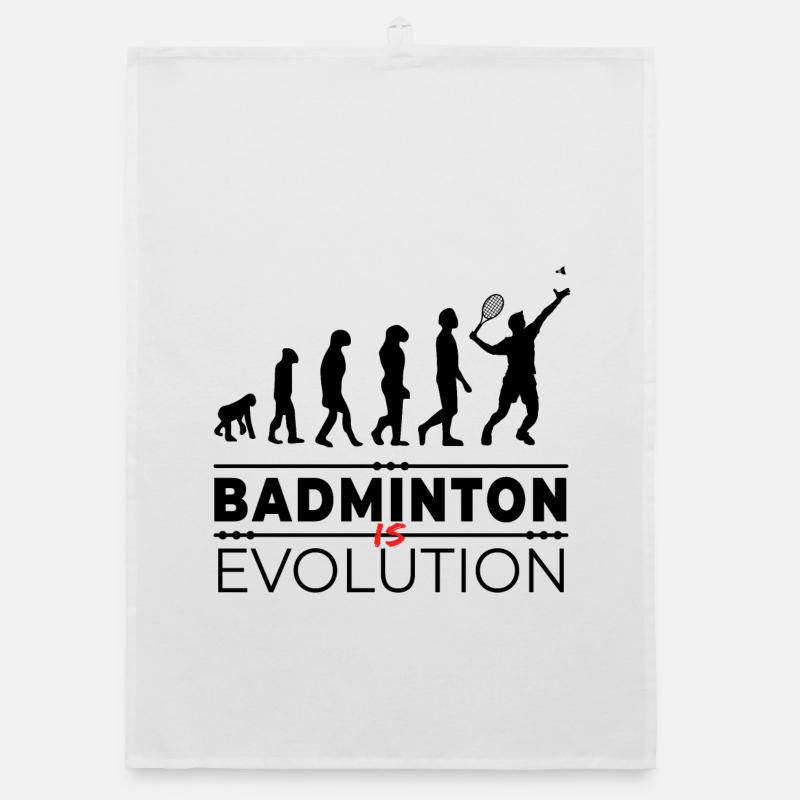 Badminton is evolution - Message Humour Parodie Torchon bio