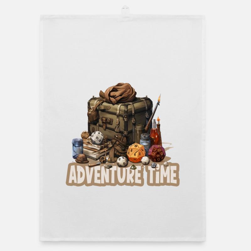 Rollenspiel Abenteuerzeit Fantasyausrüstung Organic Geschirrtuch