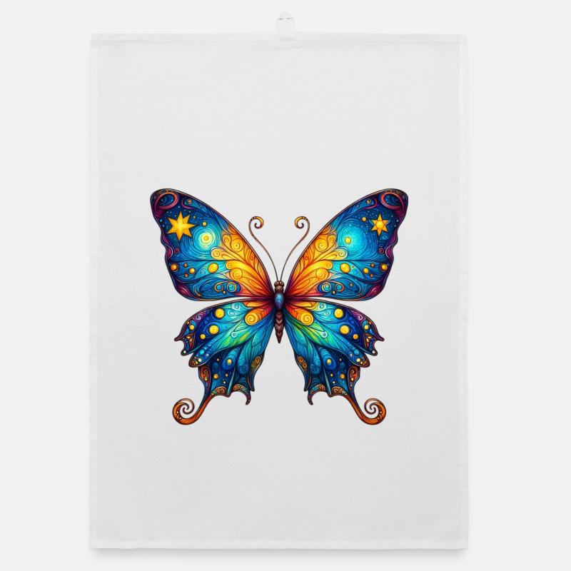 Van Gogh Schmetterling Organic Geschirrtuch