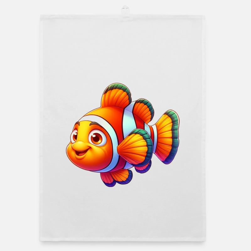 Clownfisch Organic Geschirrtuch