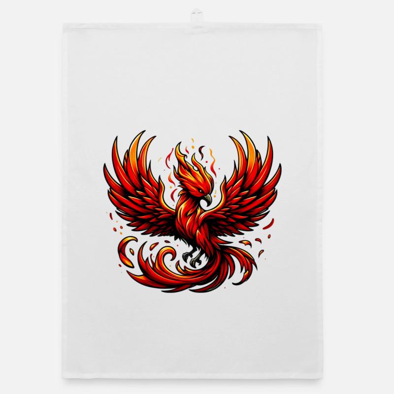 Red Phoenix Organic dish towel