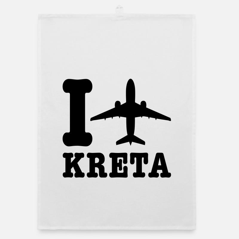 Crete Holidays Organic dish towel