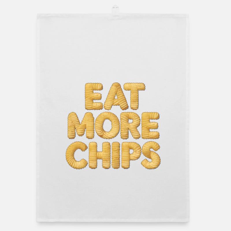 Mangez plus de chips, PotatoLover Torchon bio