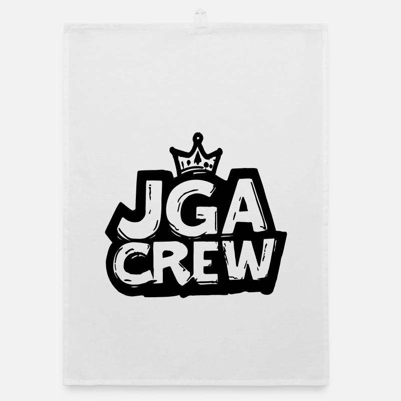 Bachelor Crew Bachelor Party Organic dish towel