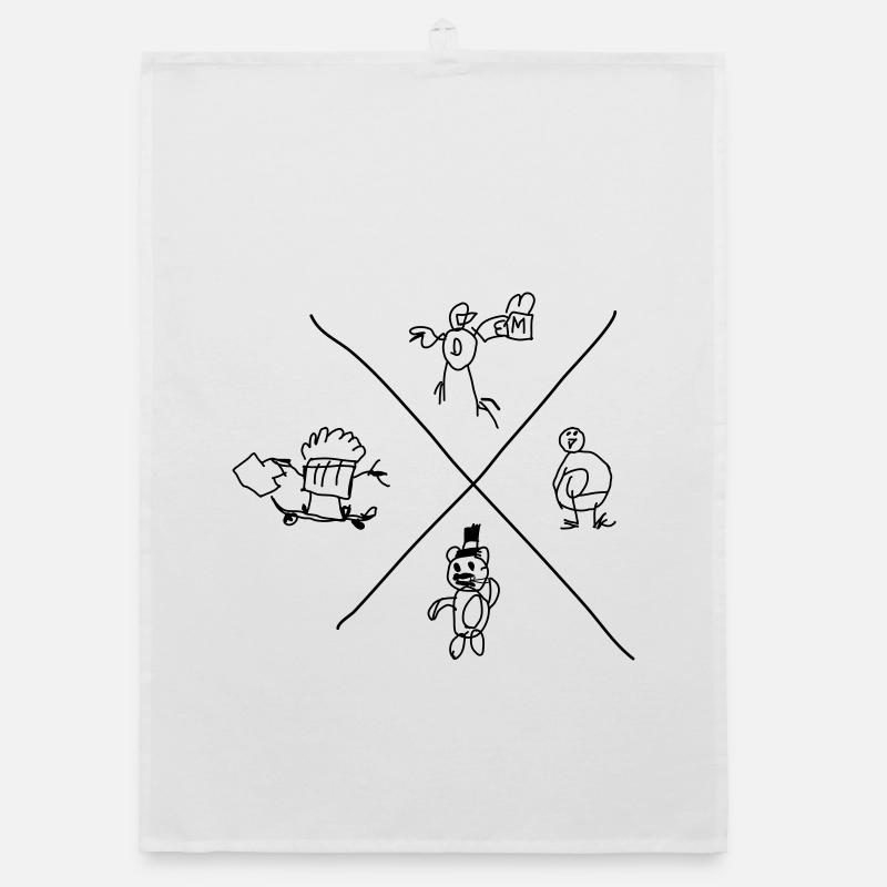 Doodle Core Organic dish towel