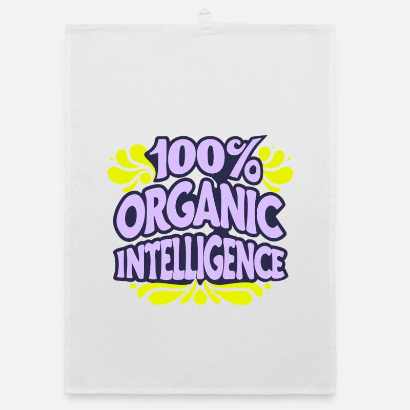 100% Organic Intelligence, Not an AI Organic dish towel