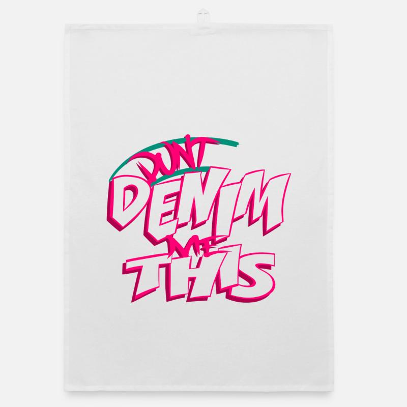 Ne me faites pas ça en denim Torchon bio